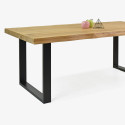 Stół do jadalni wykonany z drewna dębowego 180 x 90 cm, , {PARENT_CATEGORY_NAME - 6