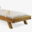 Łóżko pojedyncze z świerkowych belek Miky 90 x 200 cm , {PARENT_CATEGORY_NAME - 7