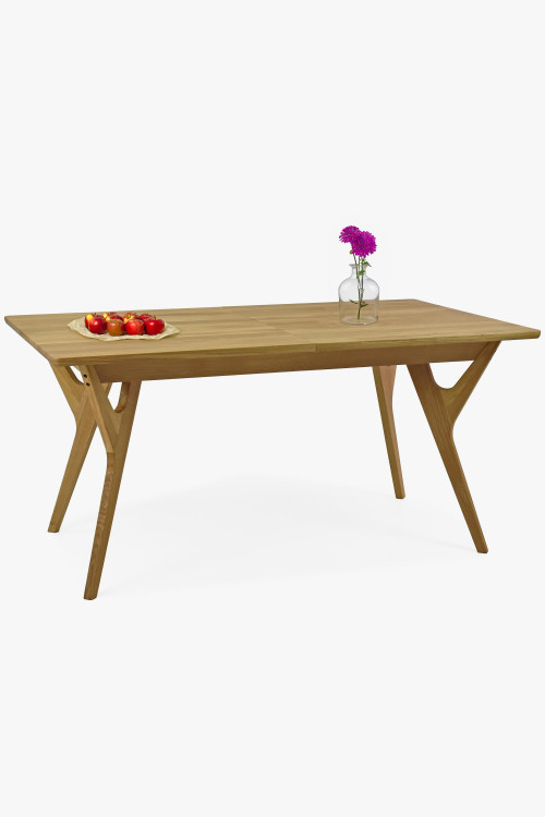 Solidny dębowy stół do jadalni, Avano 160-200 x 90 cm  - 0
