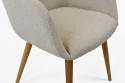Designerskie krzesło z podłokietnikami, Sky beżowy , {PARENT_CATEGORY_NAME - 2