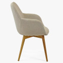 Designerskie krzesło z podłokietnikami, Sky beżowy , {PARENT_CATEGORY_NAME - 4