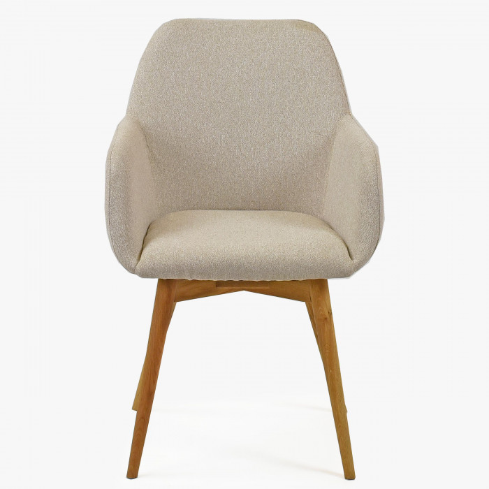 Designerskie krzesło z podłokietnikami, Sky beżowy , {PARENT_CATEGORY_NAME - 5