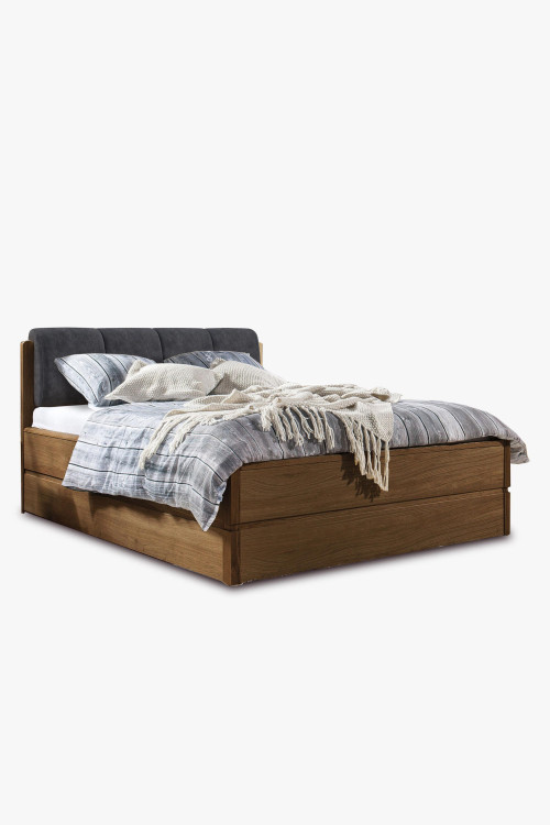 Łóżko 180 cm ze schowkiem, Helsinki Dąb Palony , {PARENT_CATEGORY_NAME - 0
