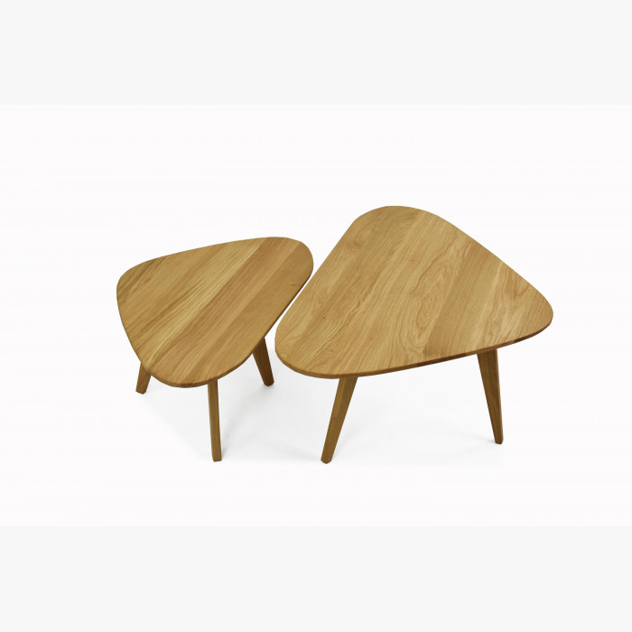 Zestaw stolików litego drewna dębowego, Dino , {PARENT_CATEGORY_NAME - 1