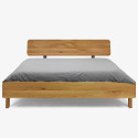 Łóżko pojedyncze wykonane z litego drewna dębowego 90 x 200 cm , {PARENT_CATEGORY_NAME - 1