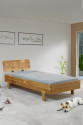 Łóżko pojedyncze wykonane z litego drewna dębowego 90 x 200 cm , {PARENT_CATEGORY_NAME - 10