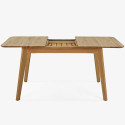 Rozkładany stół wykonany z litego drewna 120 x 80 Ori , {PARENT_CATEGORY_NAME - 3