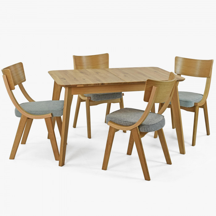 Rozkładany stół wykonany z litego drewna 120 x 80 Ori , {PARENT_CATEGORY_NAME - 5