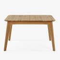 Rozkładany stół wykonany z litego drewna 120 x 80 Ori , {PARENT_CATEGORY_NAME - 8
