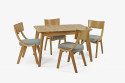 Rozkładany stół wykonany z litego drewna 120 x 80 Ori , {PARENT_CATEGORY_NAME - 10