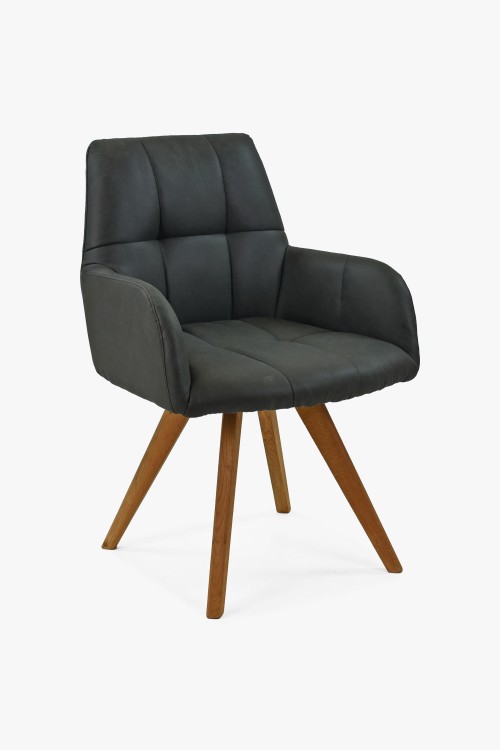 Krzesła do jadalni obite czarną tkaniną, Nebolo , {PARENT_CATEGORY_NAME - 0