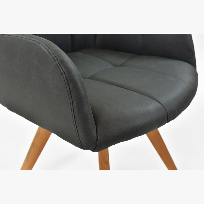 Krzesła do jadalni obite czarną tkaniną, Nebolo , {PARENT_CATEGORY_NAME - 5