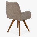 Krzesła do jadalni z jasnoszarej tkaniny, Nebolo , {PARENT_CATEGORY_NAME - 3