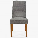 Szare krzesło Balou na dębowych nogach, tkanina sztruksowa , {PARENT_CATEGORY_NAME - 6