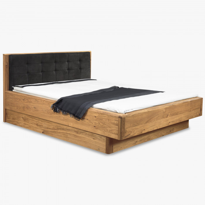 Łóżko z litego drewna dębowego z miejscem do przechowywania , Texas 200 cm , {PARENT_CATEGORY_NAME - 0