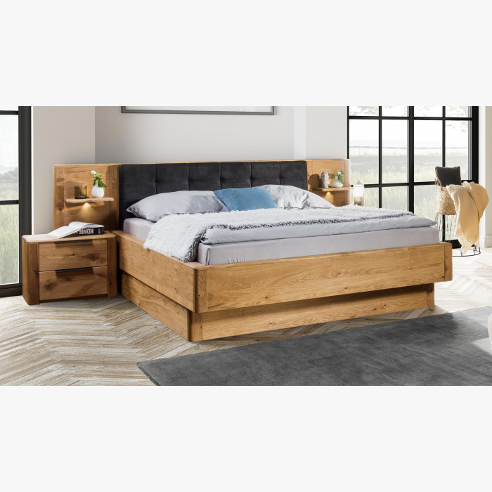 Łóżko z litego drewna dębowego z miejscem do przechowywania , Texas 200 cm , {PARENT_CATEGORY_NAME - 2