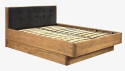 Łóżko z litego drewna dębowego z miejscem do przechowywania , Texas 200 cm , {PARENT_CATEGORY_NAME - 8