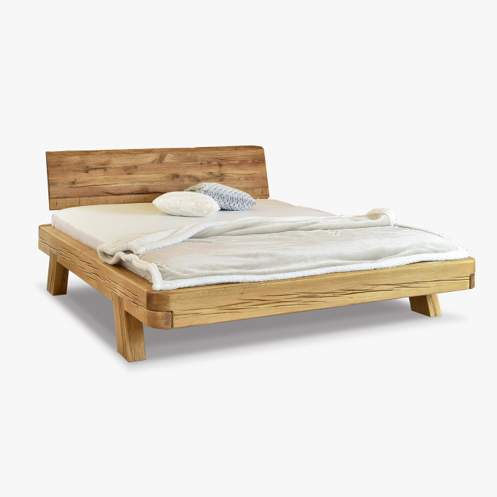 Luksusowe łóżko dębowe z belek, Mia 140 x 200 cm , {PARENT_CATEGORY_NAME - 0