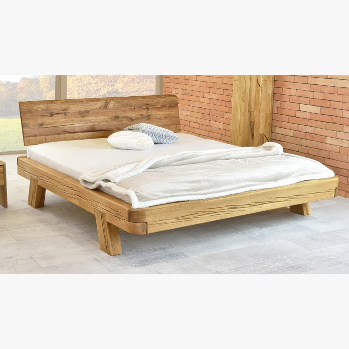 Luksusowe łóżko dębowe z belek, Mia 140 x 200 cm , {PARENT_CATEGORY_NAME - 7