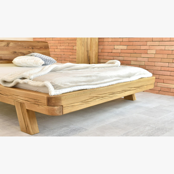 Luksusowe łóżko dębowe z belek, Mia 140 x 200 cm , {PARENT_CATEGORY_NAME - 9