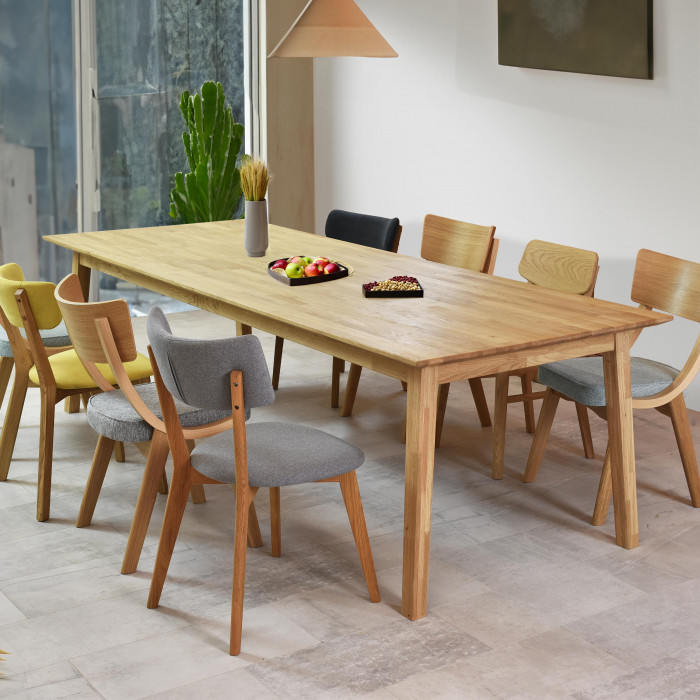 Drewniany dębowy stół dla 10 osób 250 x 100 cm Ari , {PARENT_CATEGORY_NAME - 0