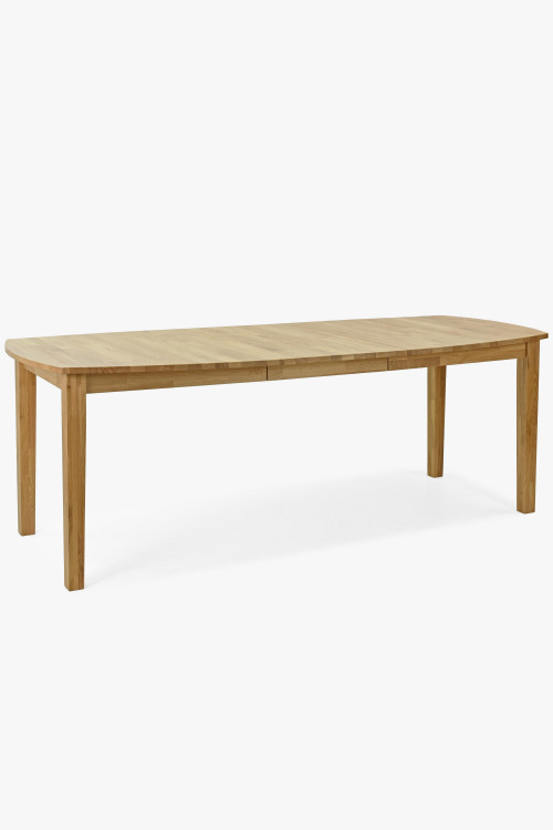 Drewniany stół rozkładany dębowy 160 - 210 cm, lakier mat , {PARENT_CATEGORY_NAME - 0