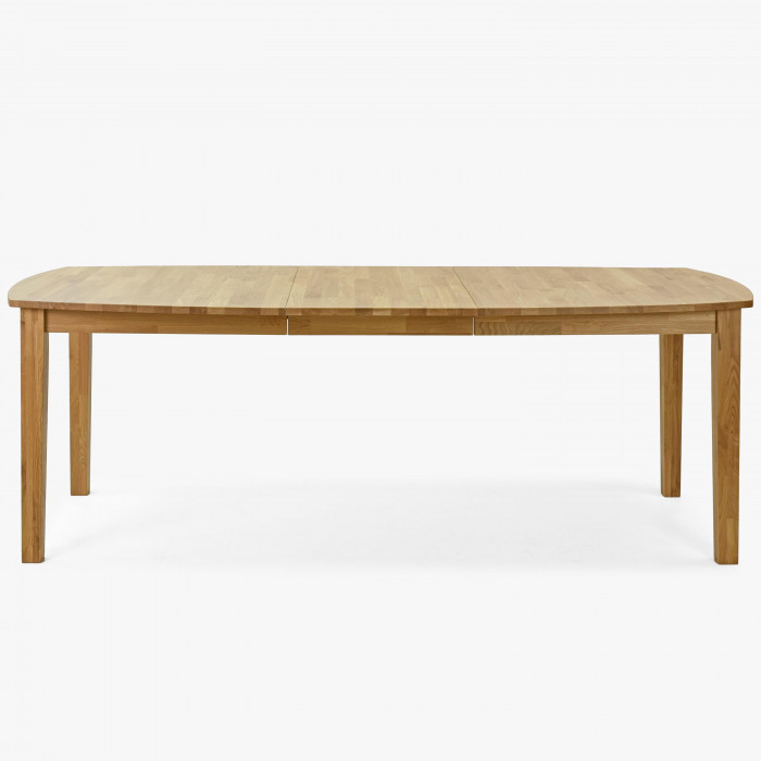Drewniany stół rozkładany dębowy 160 - 210 cm, lakier mat , {PARENT_CATEGORY_NAME - 6
