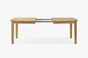 Drewniany stół rozkładany dębowy 160 - 210 cm, lakier mat , {PARENT_CATEGORY_NAME - 9