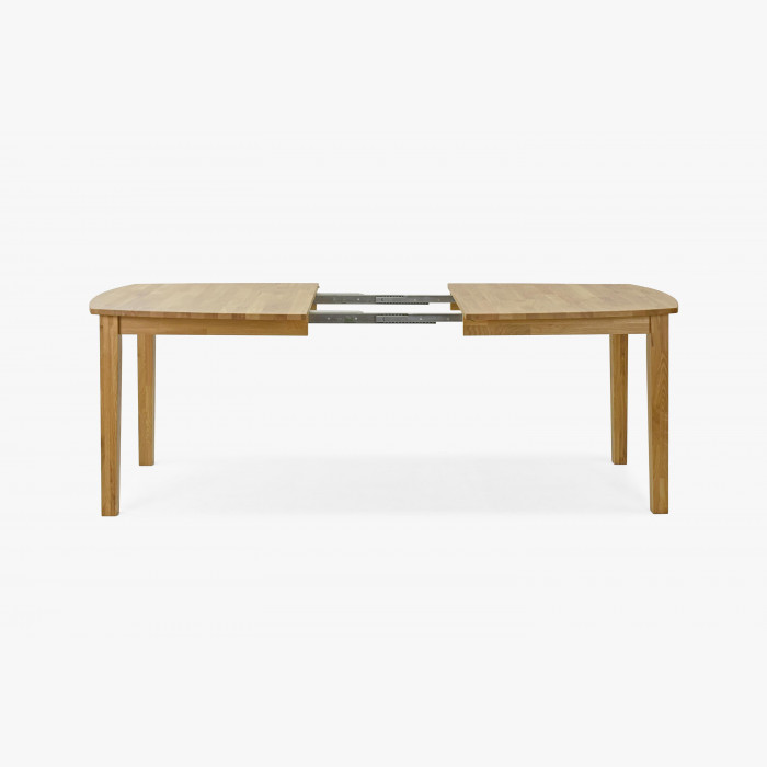 Drewniany stół rozkładany dębowy 160 - 210 cm, lakier mat , {PARENT_CATEGORY_NAME - 9