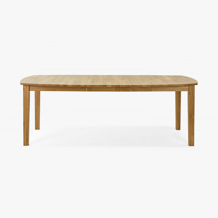 Drewniany stół rozkładany dębowy 160 - 210 cm, lakier mat , {PARENT_CATEGORY_NAME - 11