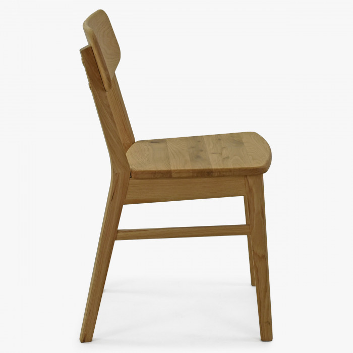 Drewniany zestaw 4 krzeseł i stołu wykonany z litego drewna dębowego , {PARENT_CATEGORY_NAME - 3