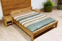 Łóżko z litego drewna bukowego, kolor Antik, 140 x 200 cm , {PARENT_CATEGORY_NAME - 4