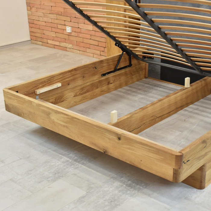 Łóżko drewniane z pojemnikiem 180 x 200 cm, Klaudia , {PARENT_CATEGORY_NAME - 8
