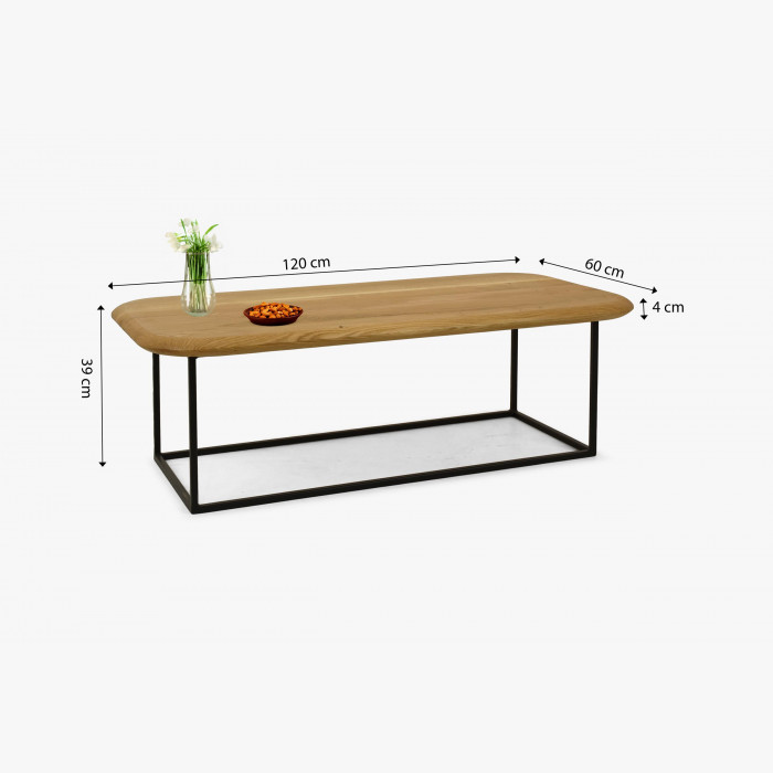 Drewniany prostokątny stolik kawowy Bolek , {PARENT_CATEGORY_NAME - 3