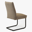 Krzesła na metalowych nogach, tkanina w kolorze beżowym , {PARENT_CATEGORY_NAME - 5