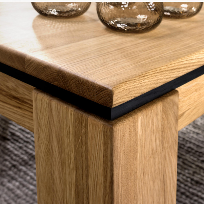 Drewniany dębowy stół 160 x 90 cm New Line II 60 , {PARENT_CATEGORY_NAME - 10