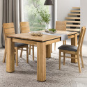 Drewniany dębowy stół 160 x 90 cm New Line II 60 , {PARENT_CATEGORY_NAME - 14
