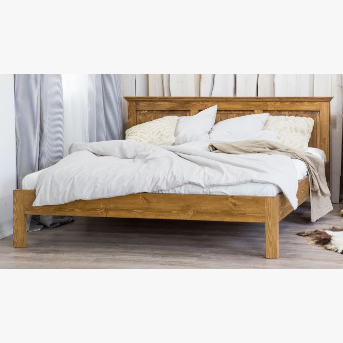 Łóżko dwuosobowe w stylu Rustykalnym , {PARENT_CATEGORY_NAME - 7