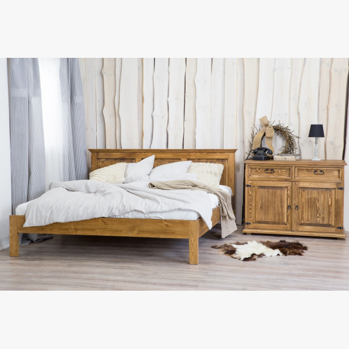 Łóżko dwuosobowe w stylu Rustykalnym , {PARENT_CATEGORY_NAME - 8