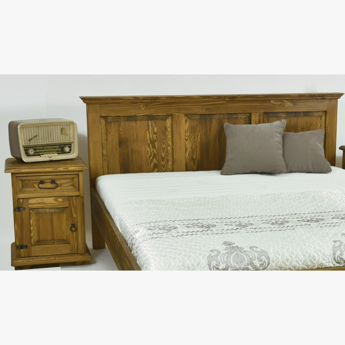Łóżko dwuosobowe w stylu Rustykalnym , {PARENT_CATEGORY_NAME - 12