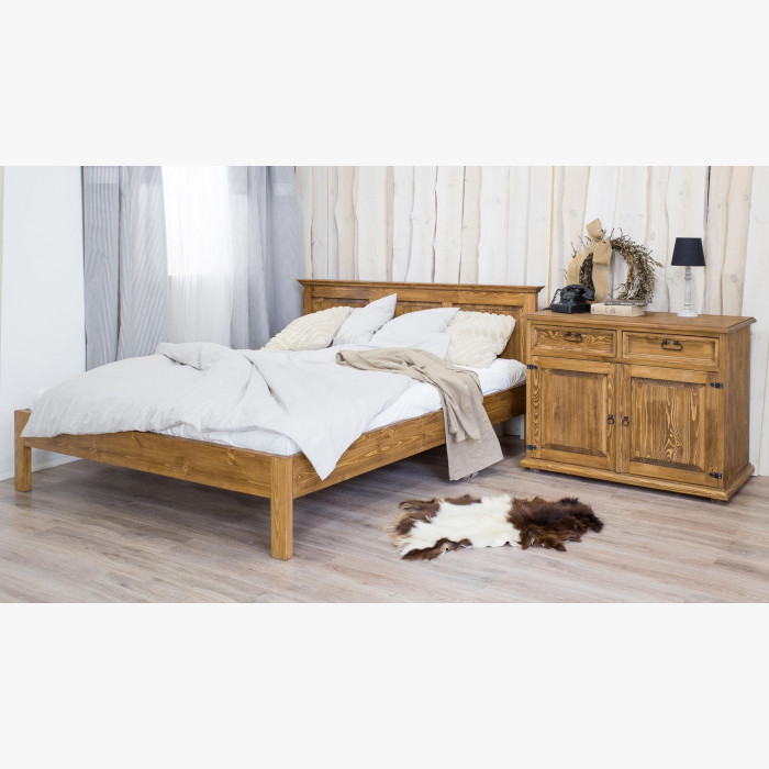 Łóżko dwuosobowe w stylu Rustykalnym , {PARENT_CATEGORY_NAME - 14
