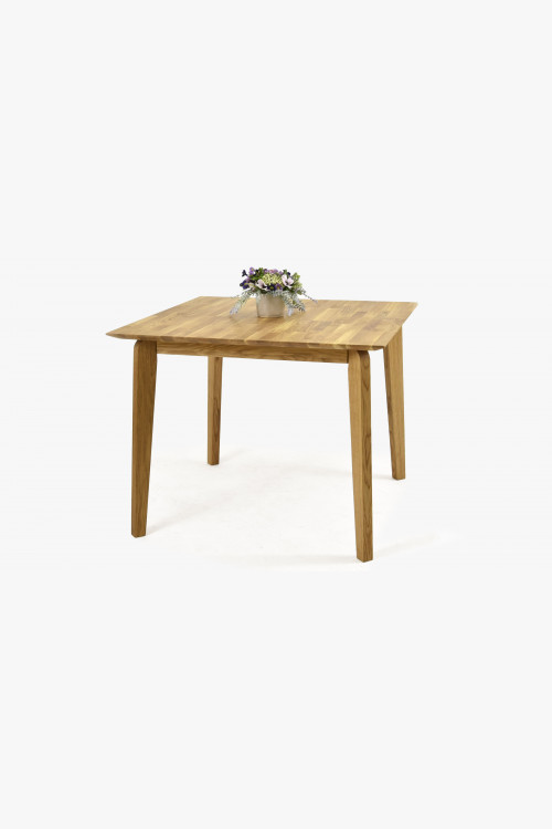 Kwadratowy stół dębowy, Liam 95 x 95 cm