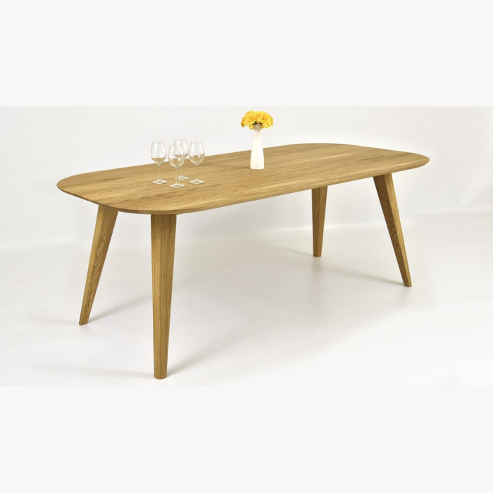 Owalny stół do jadalni z litego dębu, Otawa 180 x 90 cm , {PARENT_CATEGORY_NAME - 11