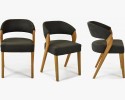 Luksusowe krzesło designerskie - dąb, Almondo , {PARENT_CATEGORY_NAME - 2