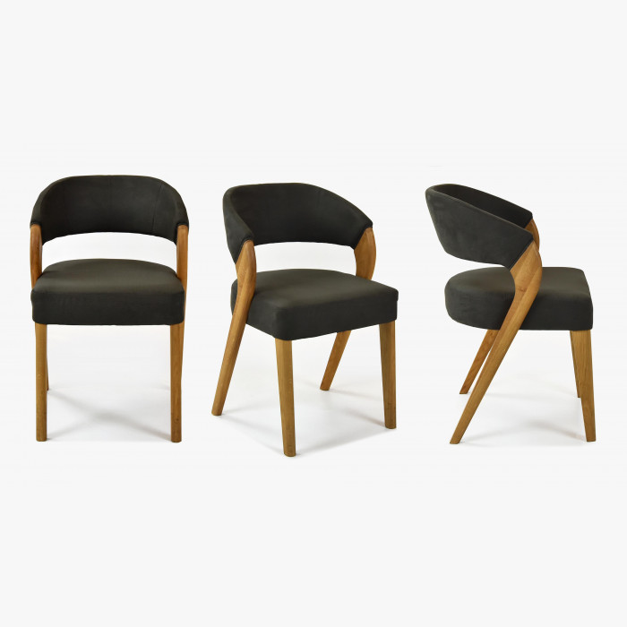 Luksusowe krzesło designerskie - dąb, Almondo , {PARENT_CATEGORY_NAME - 2