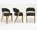 Luksusowe krzesło designerskie - dąb, Almondo , {PARENT_CATEGORY_NAME - 12