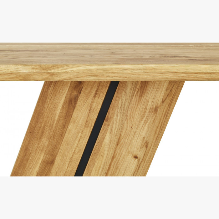 Stół do jadalni na jednej nodze - dąb 180 x 90, Calgary , {PARENT_CATEGORY_NAME - 5