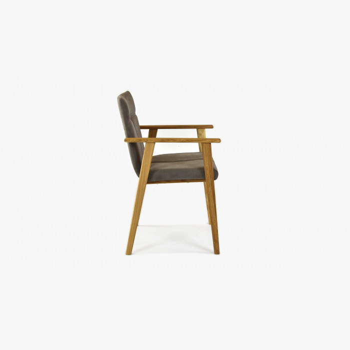 Krzesło dębowe z podłokietnikami do jadalni, Alina Tauper , {PARENT_CATEGORY_NAME - 5