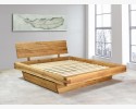 Łóżko dębowe z belek, naturalne, Matus 180 x 200 cm , {PARENT_CATEGORY_NAME - 3