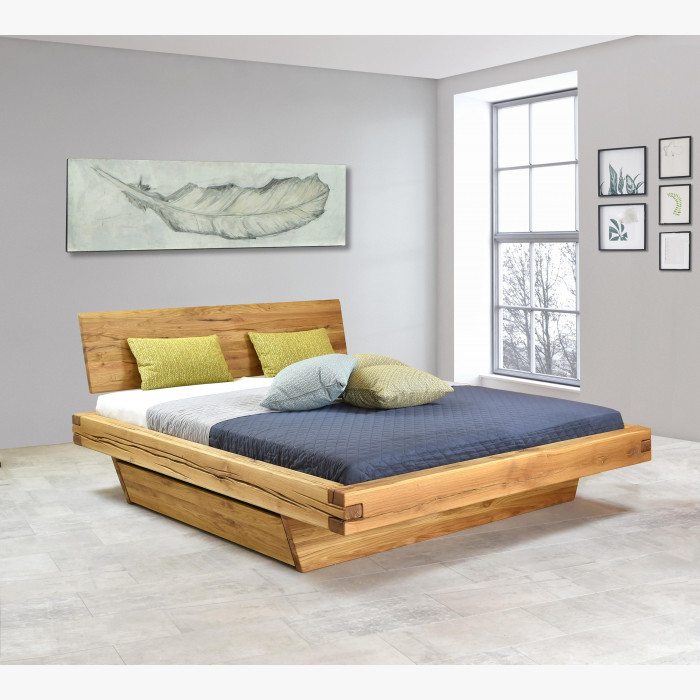 Łóżko dębowe z belek, naturalne, Matus 180 x 200 cm , {PARENT_CATEGORY_NAME - 7